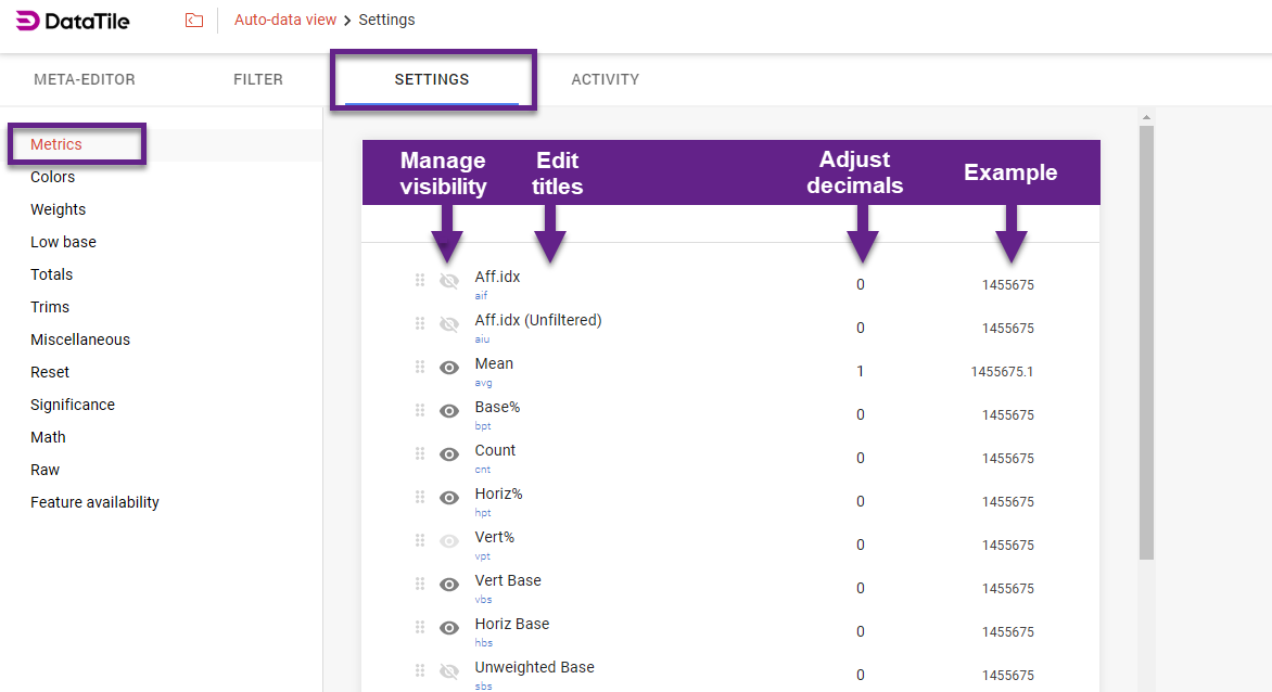 metrics in settings.png
